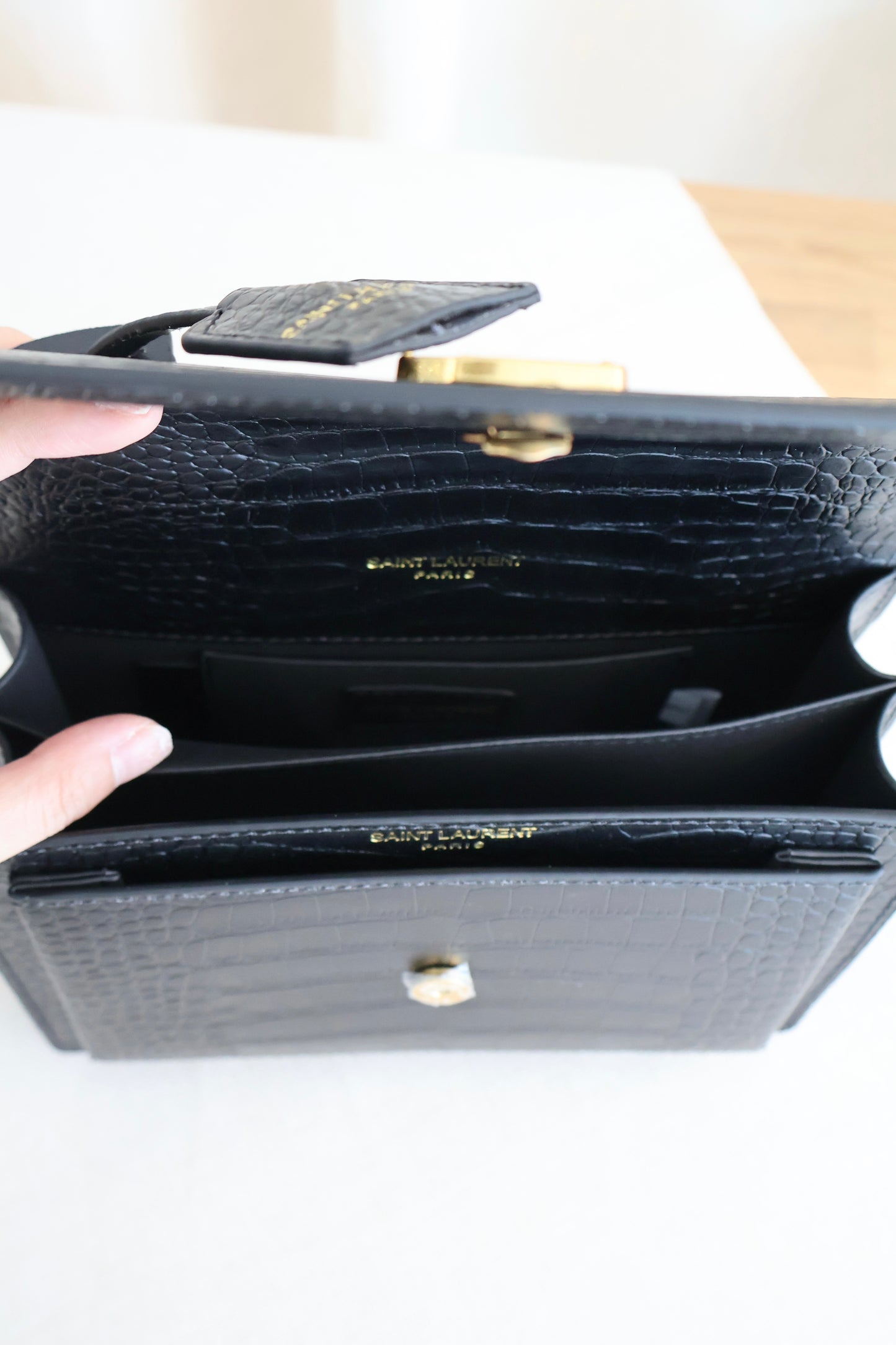 YSL Sunset Bag Black (Whatsapp for Price & Grade)