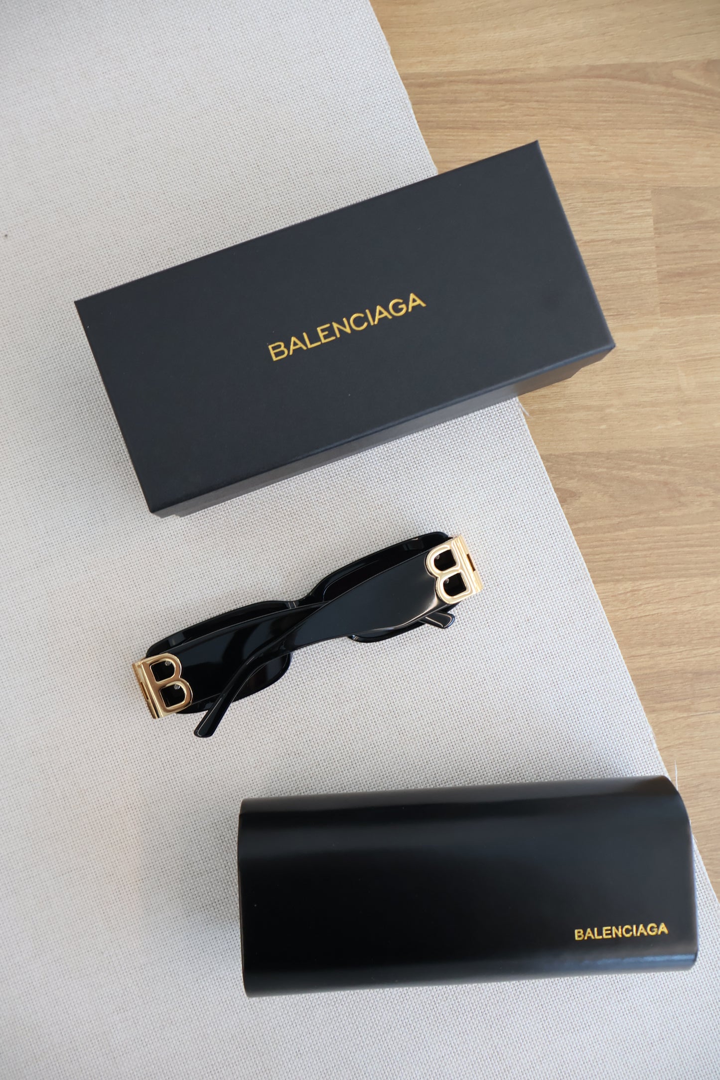Balenciaga Dynasty Rectangular Sunglasses BB0096S  (Whatsapp for Price & Grade)