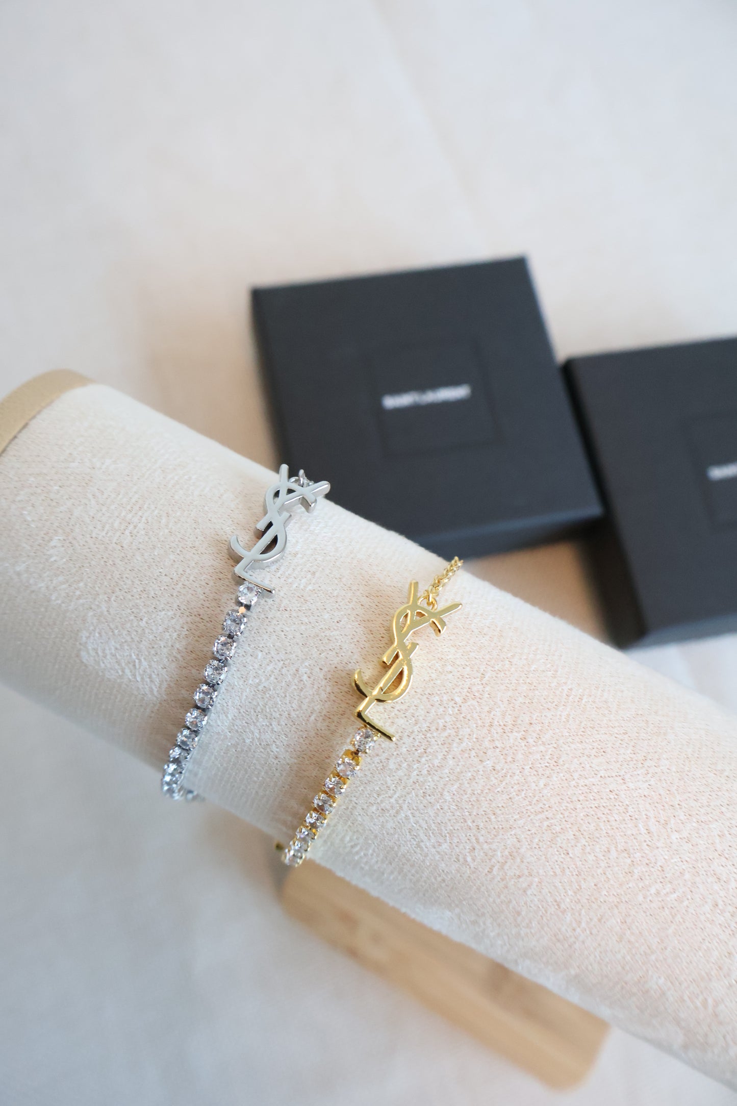 YSL Crystal Bracelet Accessories (Whatsapp for Price & Grade)