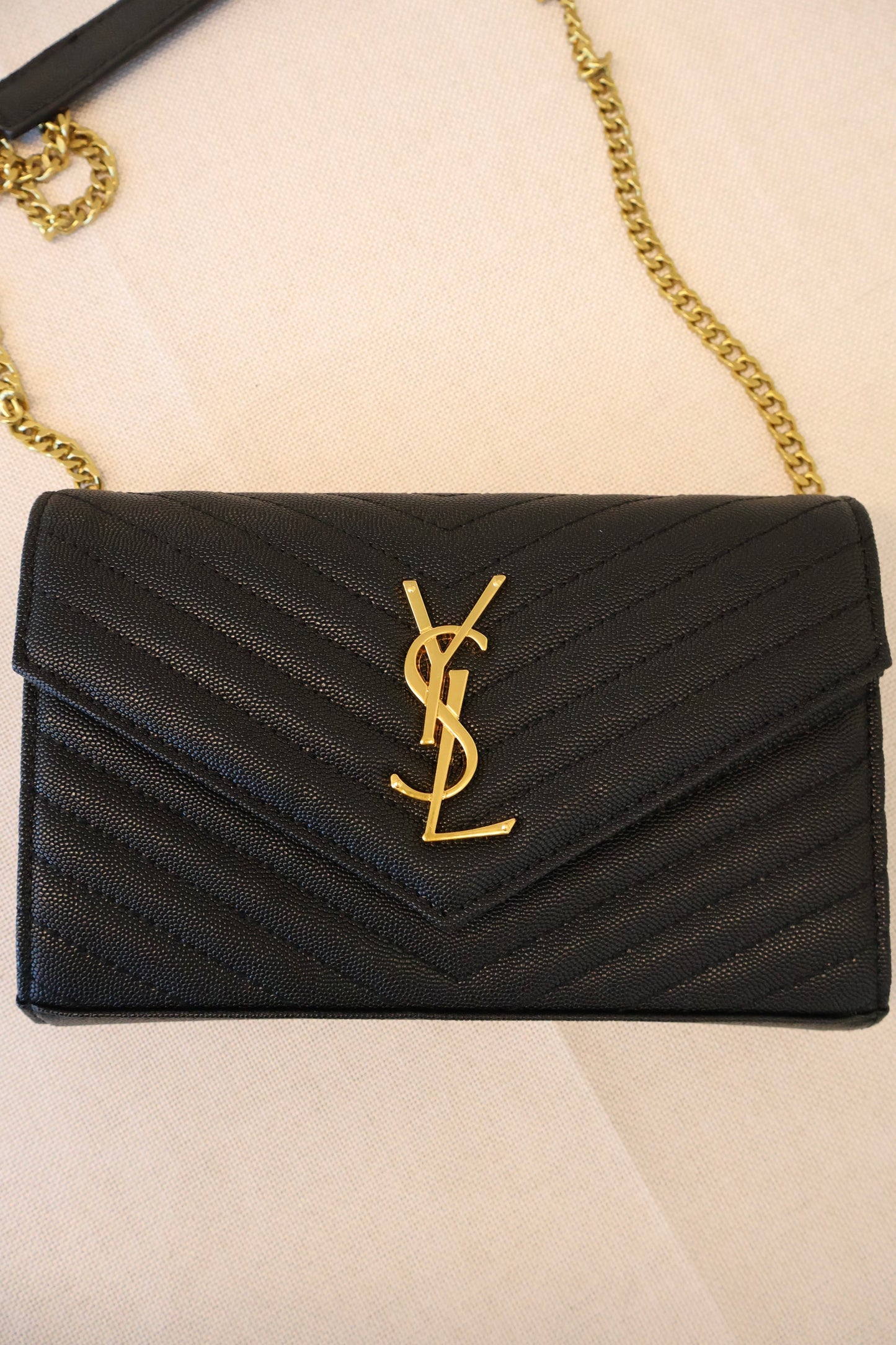 YSL WOC Black x Gold PDD (Whatsapp for Price & Grade)
