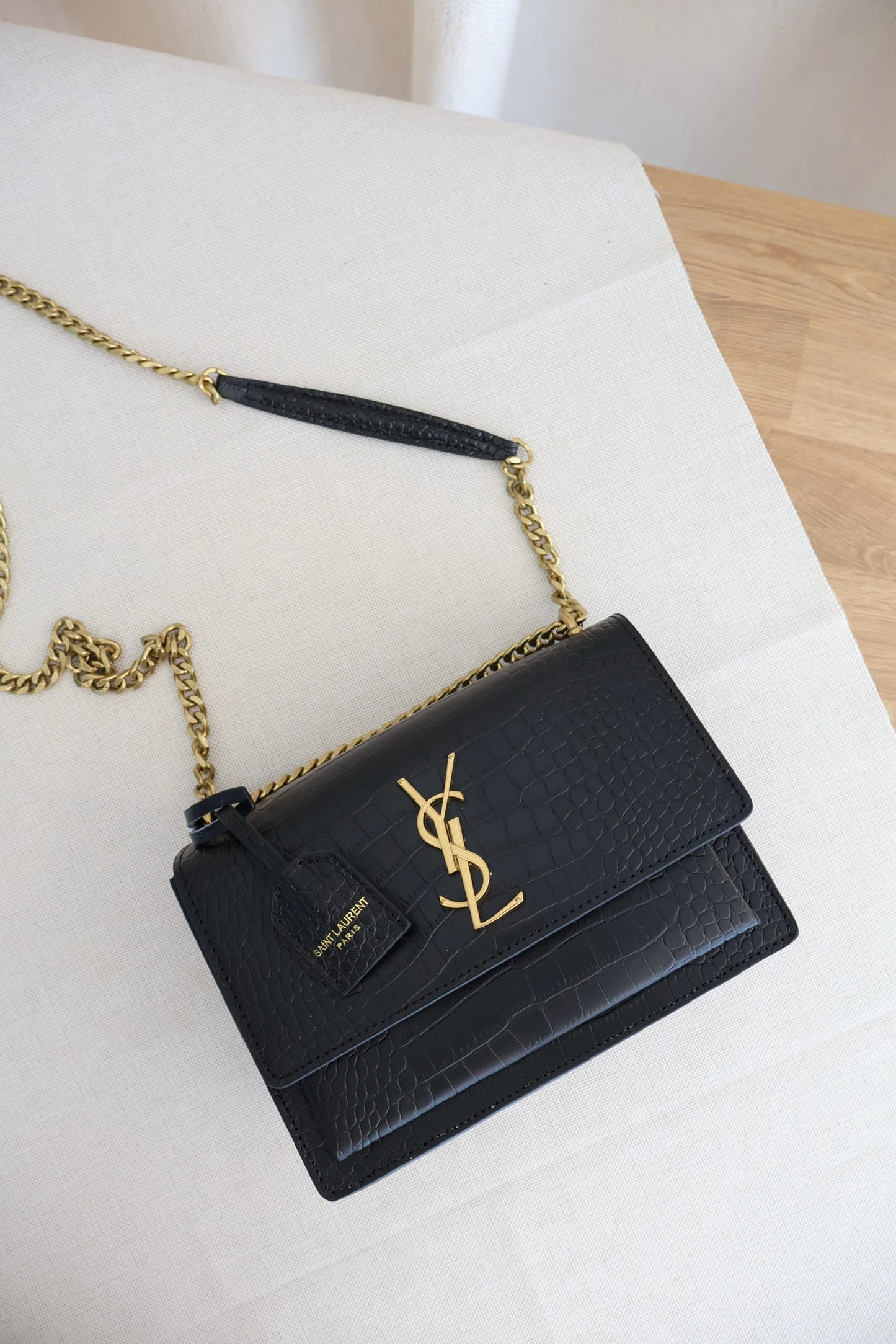 YSL Sunset Bag Black (Whatsapp for Price & Grade)