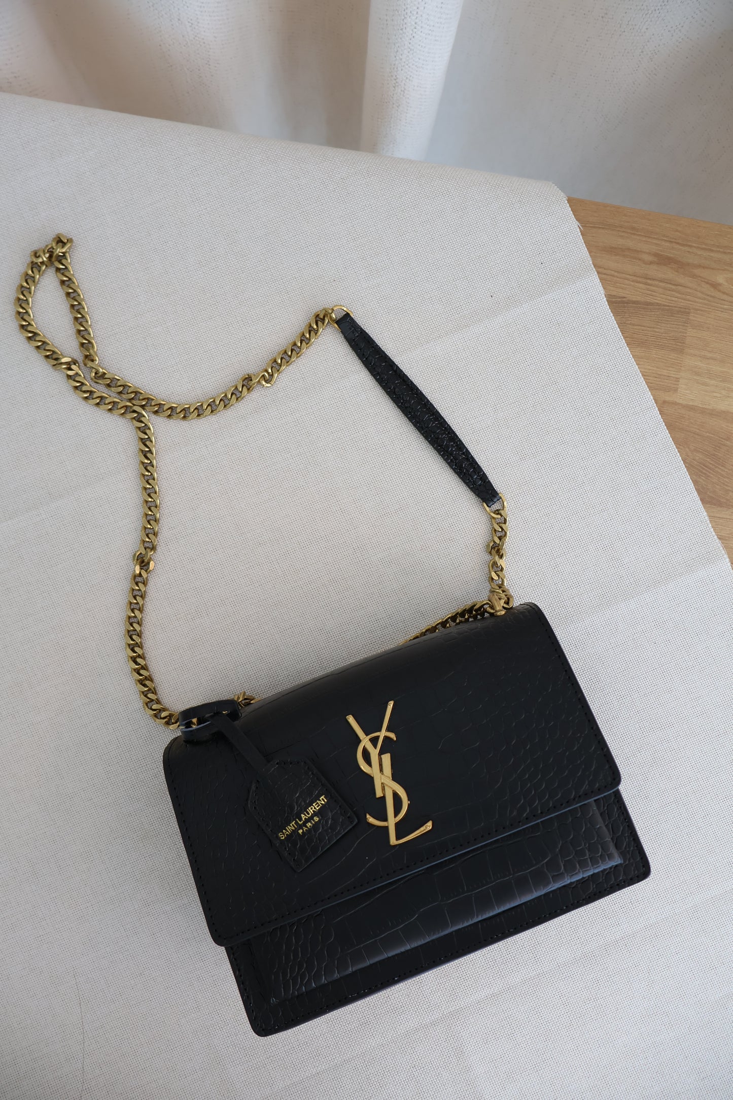 YSL Sunset Bag Black (Whatsapp for Price & Grade)