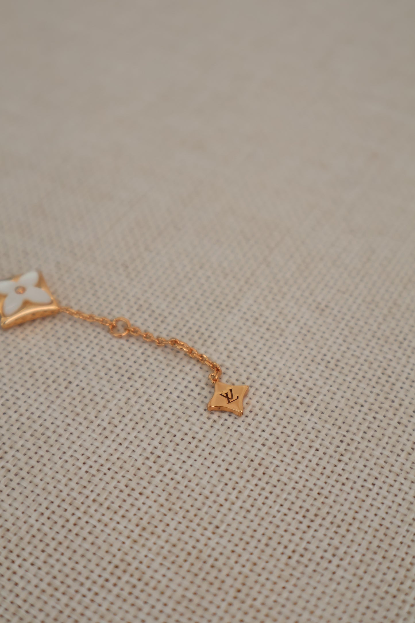 Louis Vuitton Rose Gold x White Bracelet (Whatsapp for Price & Grade)