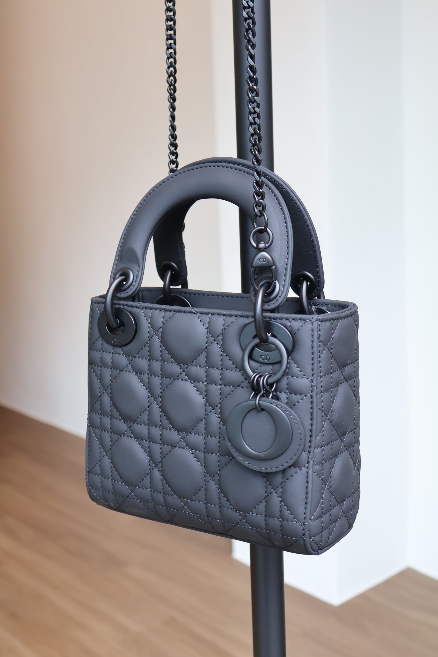 Dior Lady Dior Matte Black (Whatsapp for Price & Grade)