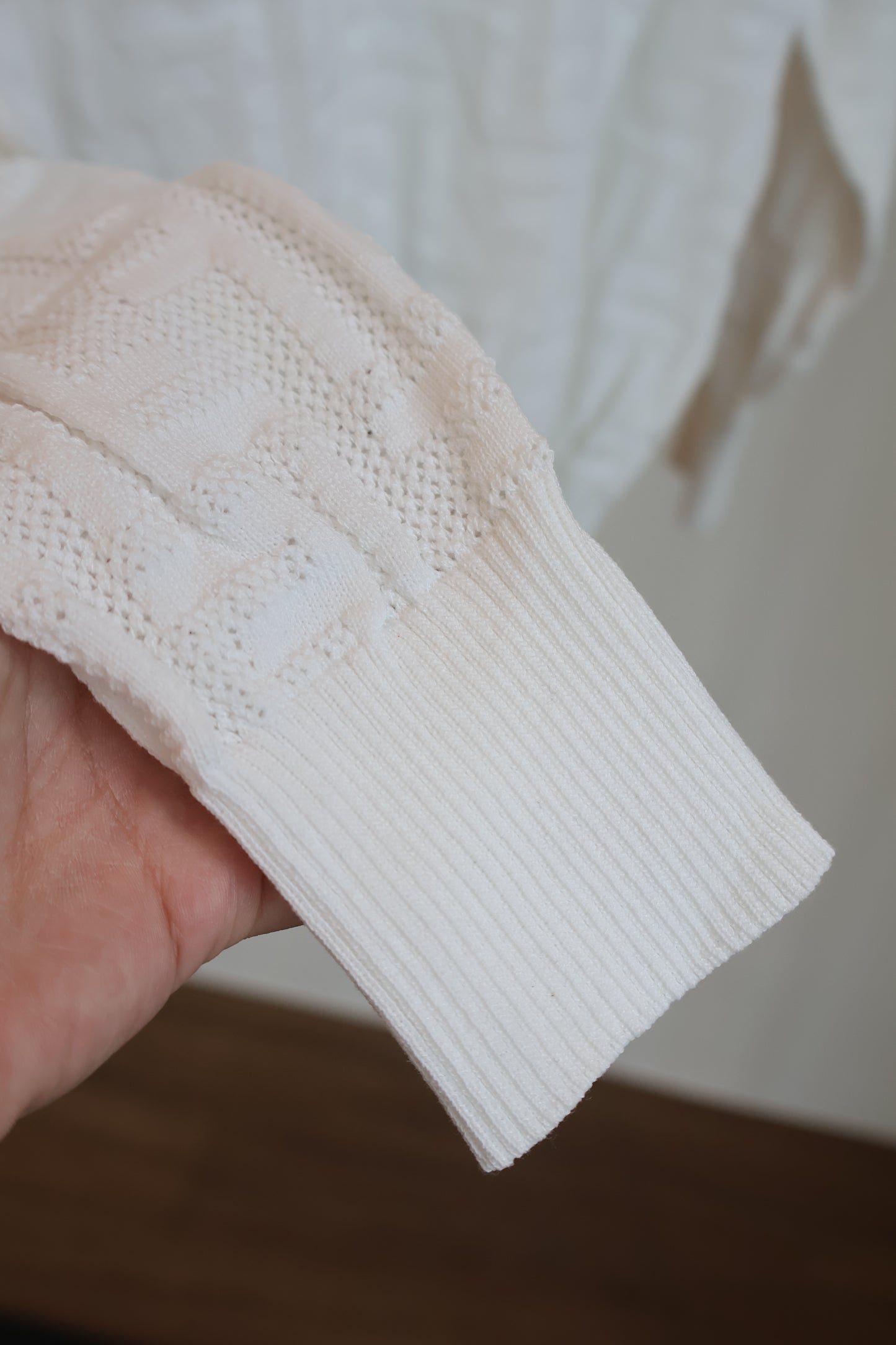 Fendi Knitted White Top (Whatsapp for Price & Grade)