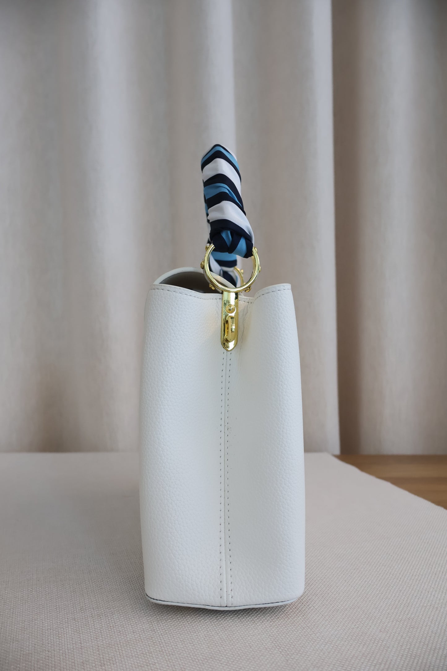 Louis Vuitton Capucines White (Whatsapp for Price & Grade)