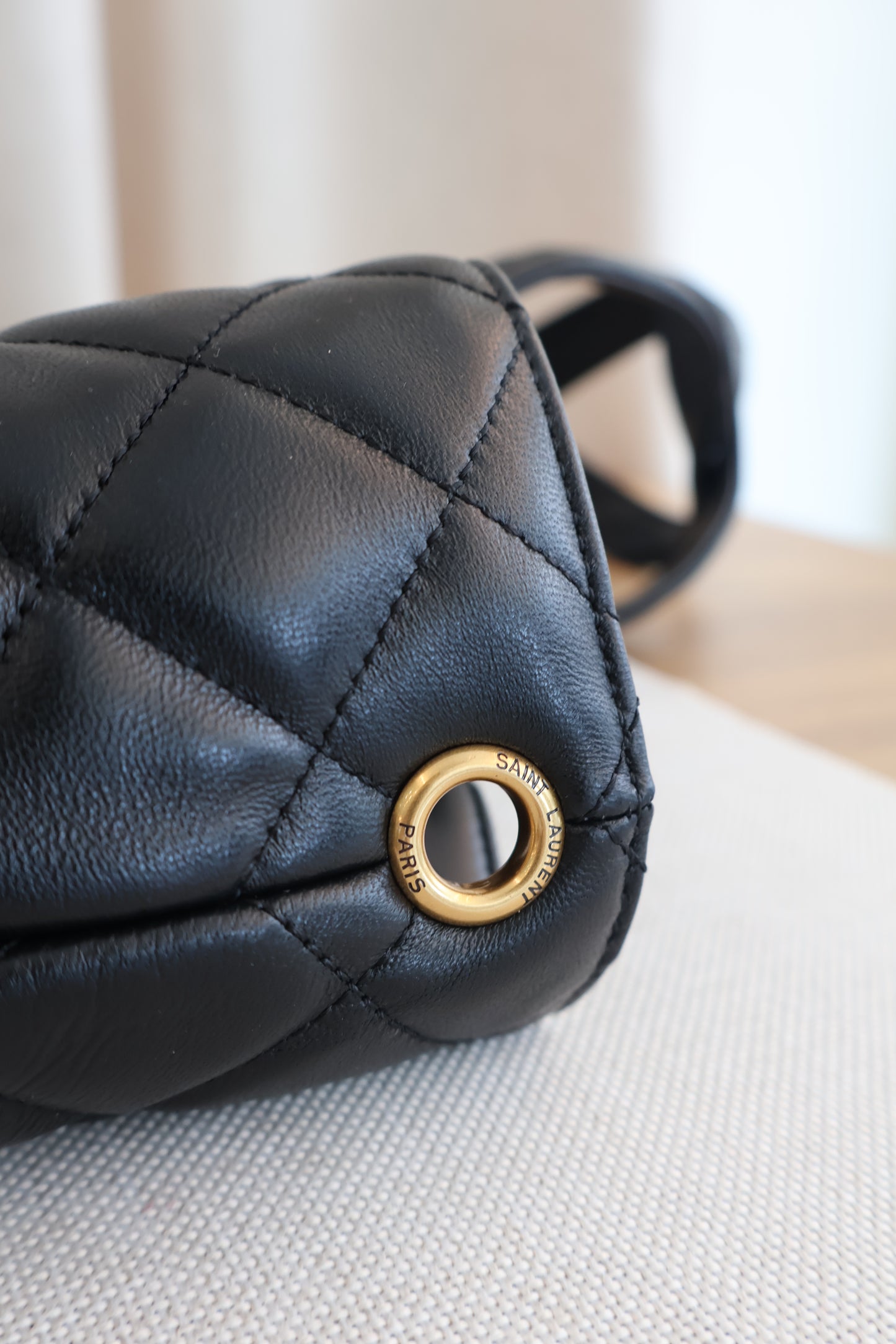 YSL ICARE Shopping Bag Black (Whatsapp for Price & Grade)