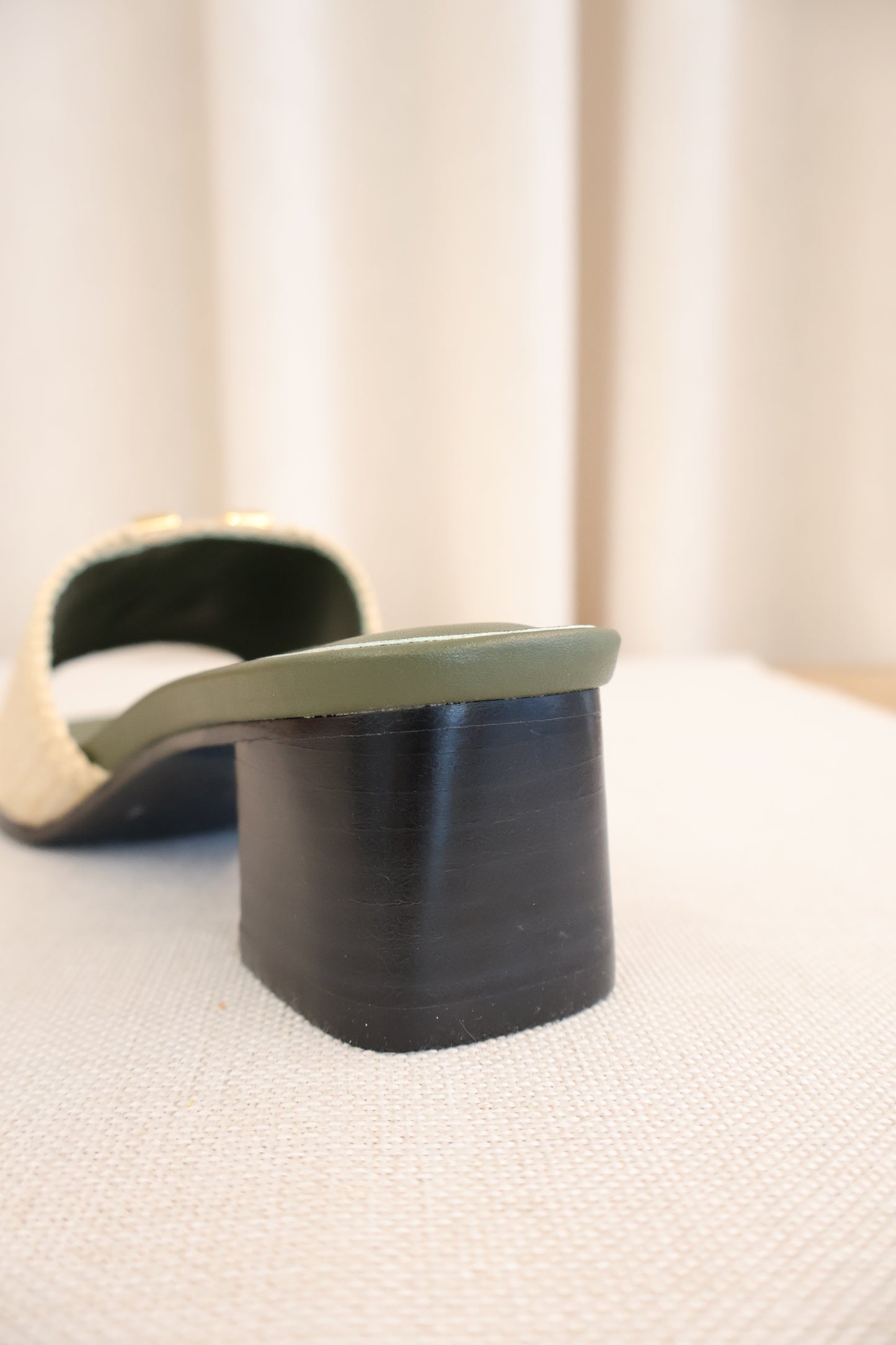 Louis Vuitton Capri Green Heels (Whatsapp for Price & Grade)