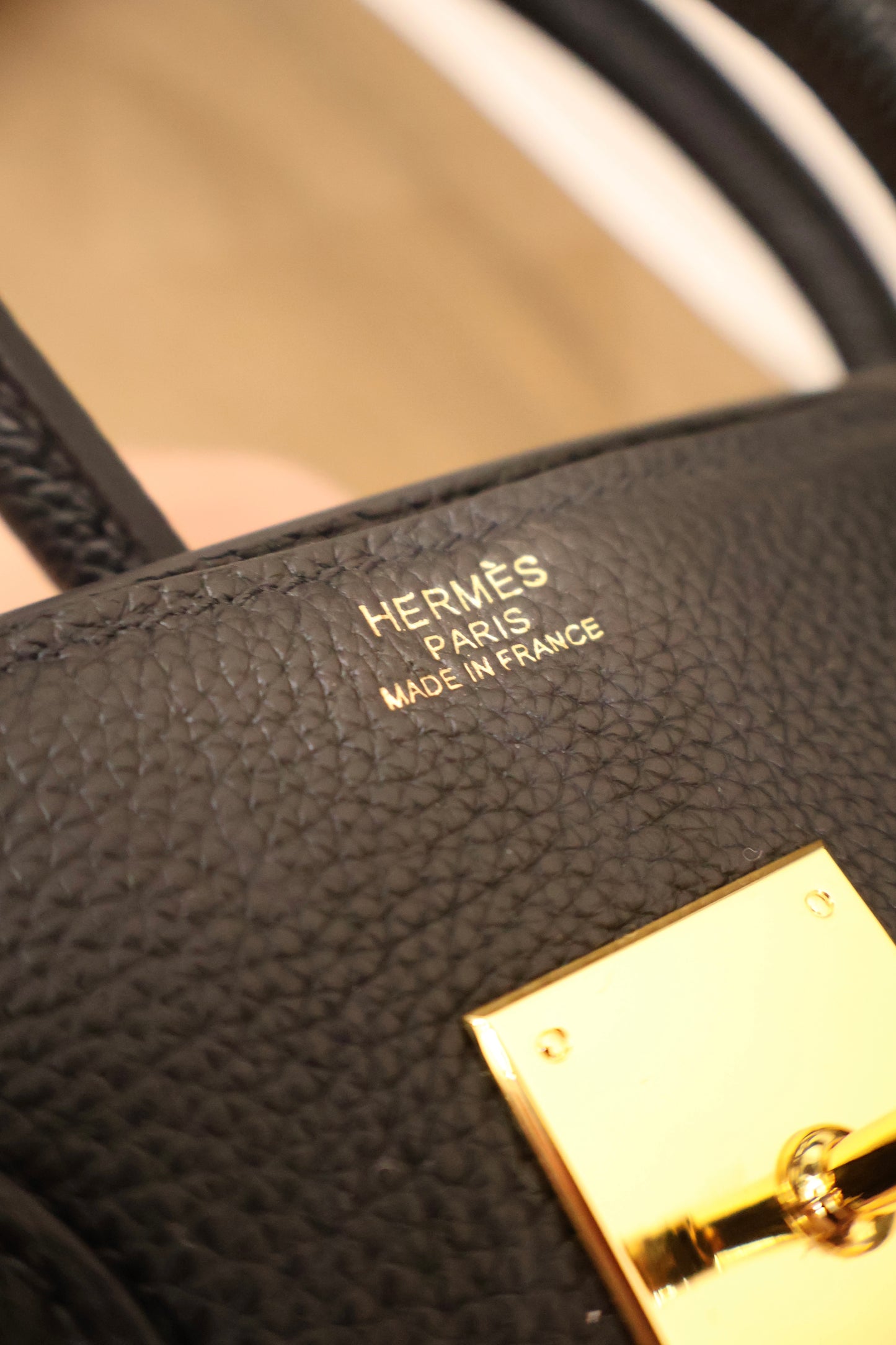Hermes Birkin Black x Gold Hardware (Whatsapp for Price & Grade)
