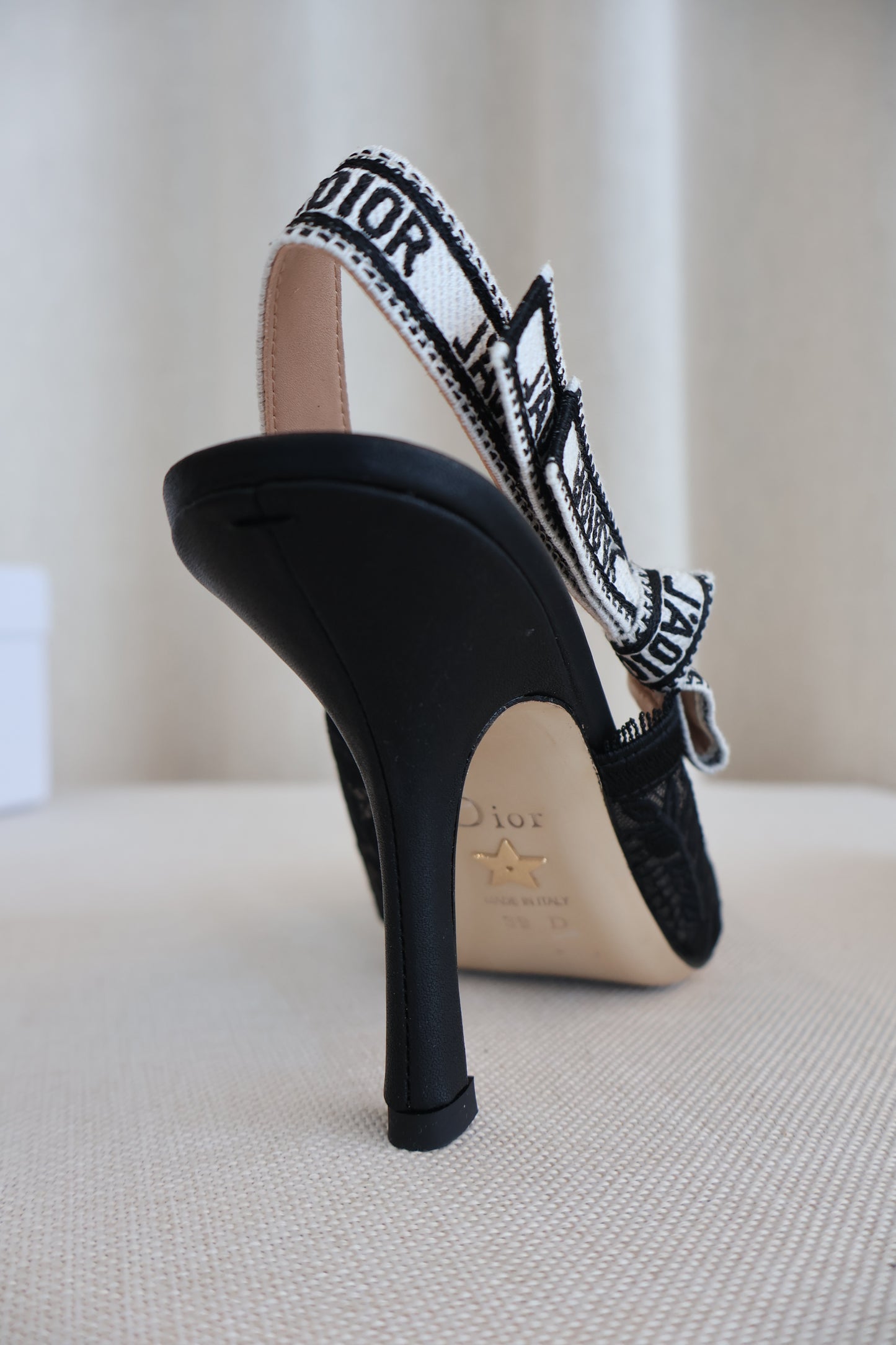 Dior J'adior Slingback Pump Black Lace (Whatsapp for Price & Grade)