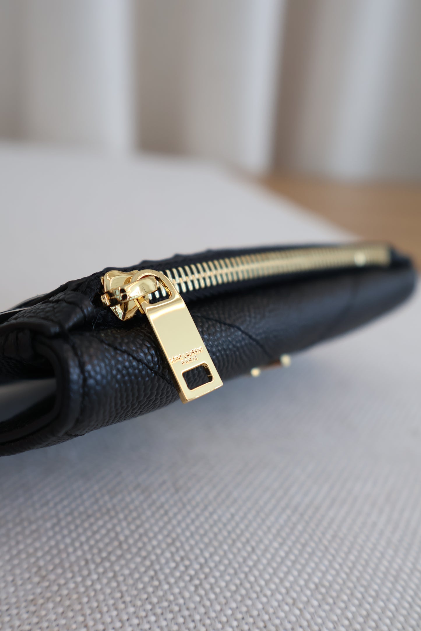 YSL Cassandre Matelasse Fragments Flap Card Case in Grain De Poudre (Whatsapp for Price & Grade)