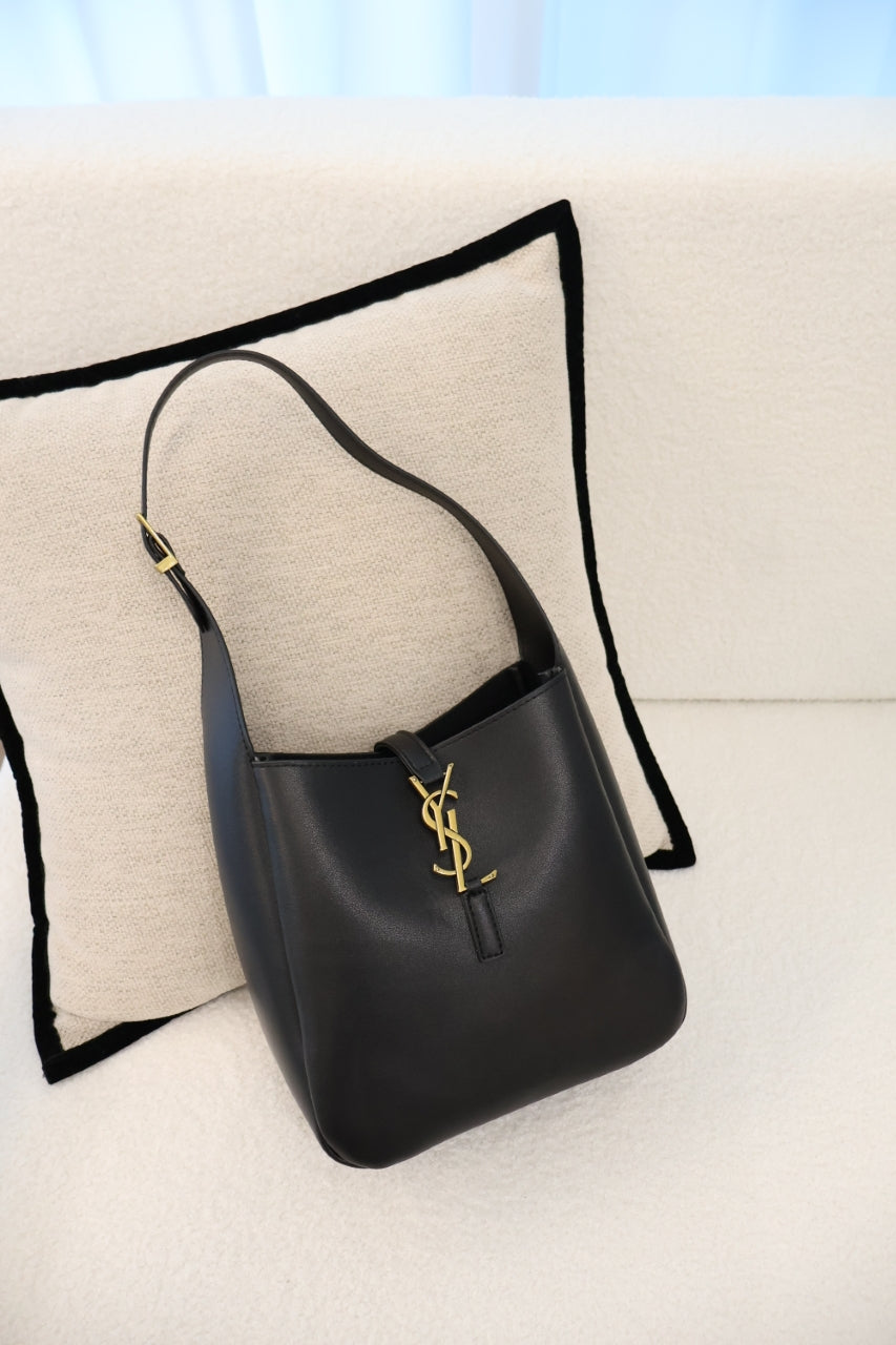YSL LE5A7 Supple Small Bag Black (Whatsapp for Price & Grade)