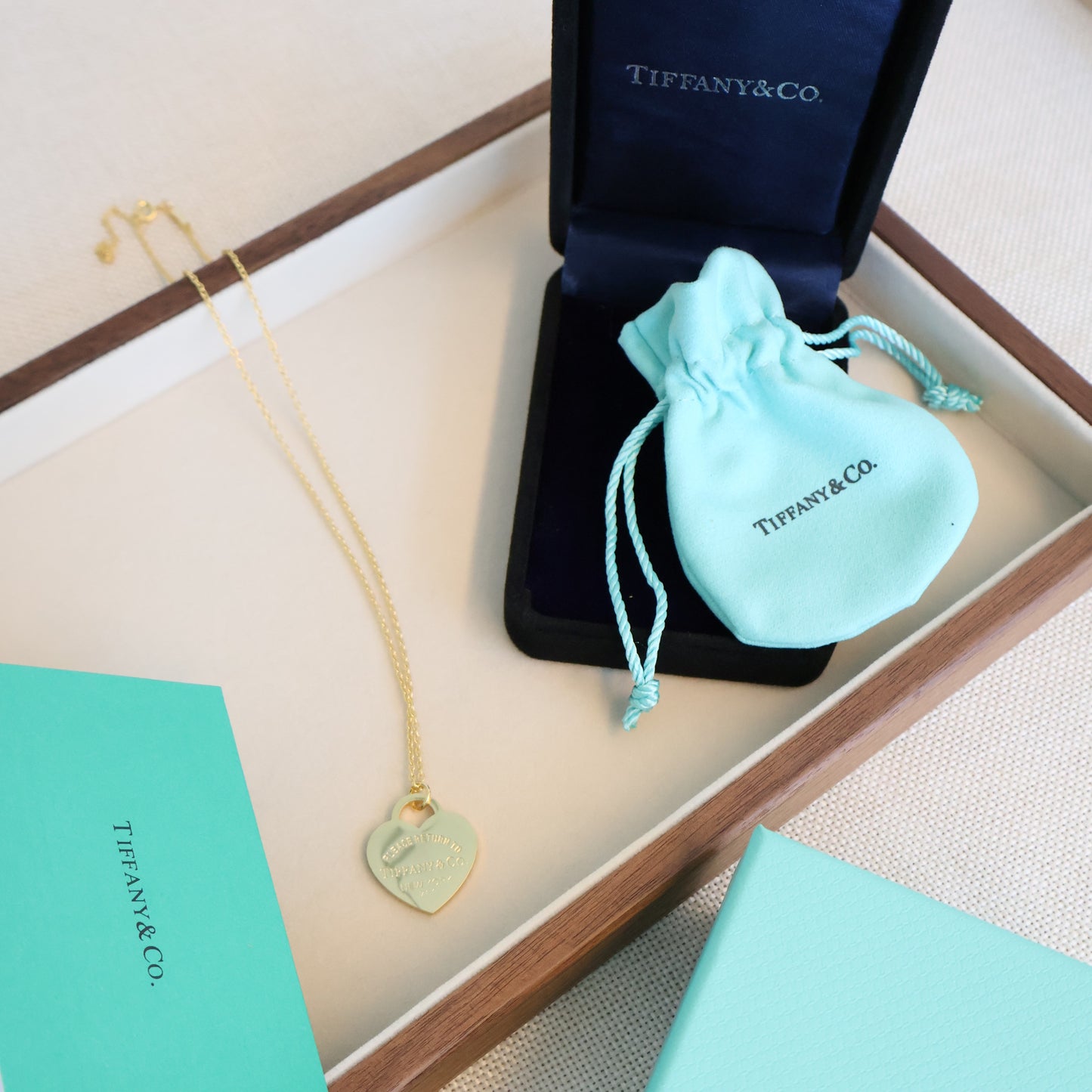 Tiffany & Co Gold Necklace (Whatsapp for Price & Grade)