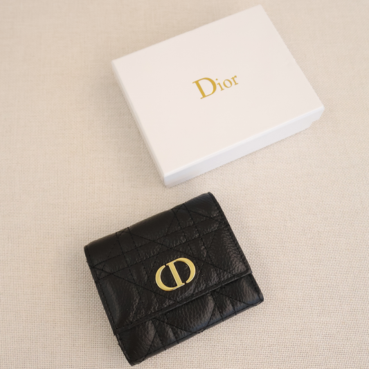 Dior Tri-fold Wallet Black (Whatsapp for Price & Grade)