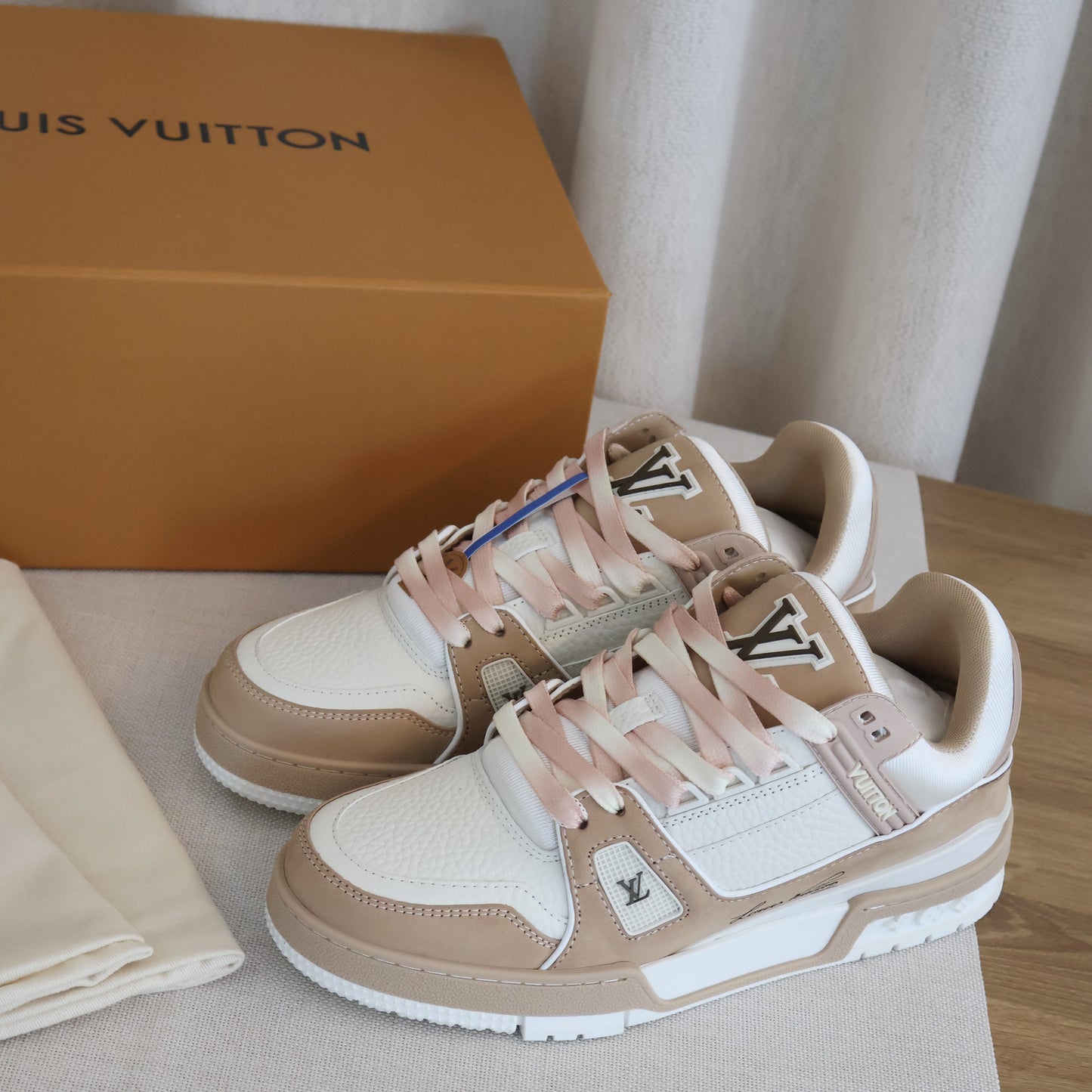 Louis Vuitton Trainer Pink (Whatsapp for Price & Grade)